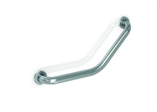 Barra de suport en angle de 130º 300mm inox brillant amb referència GW11 22 04 02 de la marca GENWEC