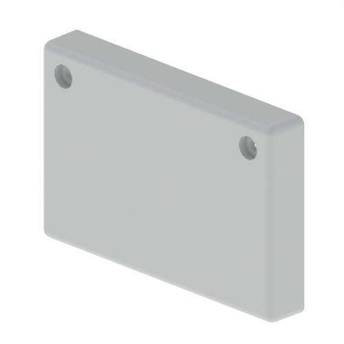 Tapa final gris 60x100mm U48X amb referència 66113-48 de la marca UNEX