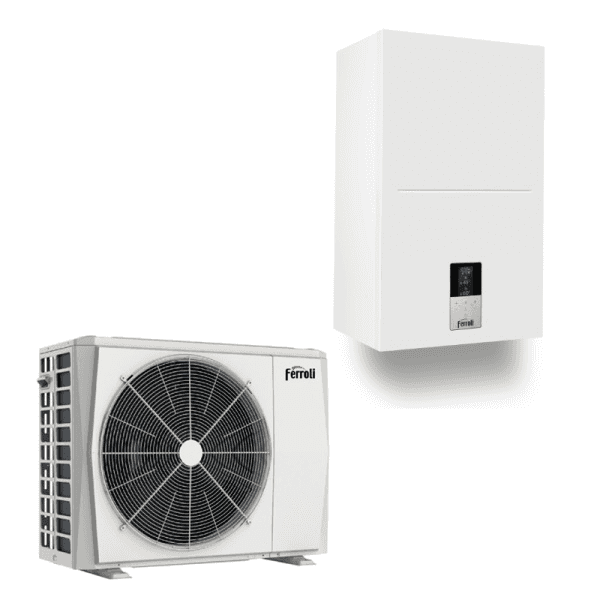 Bomba de calor aerotèrmia Ferroli OMNIA S 3.2 8 kW amb referència 0XHK8SWA de la marca FERROLI