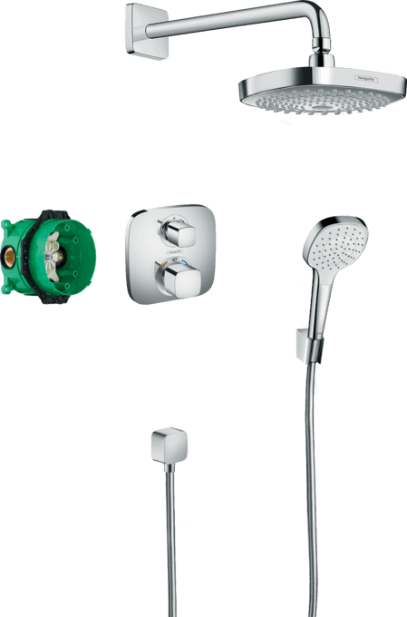 Conjunt de dutxa termostàtica empotrada Croma Select E 180 amb referència 27294000 de la marca HANSGROHE
