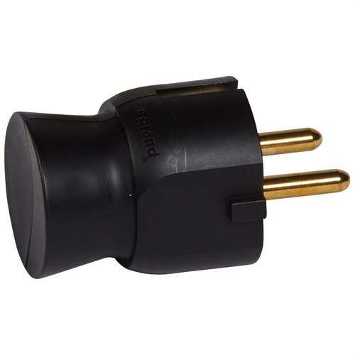 Clavilla 2P+T 16A S/LAT NEGRA amb referència 050178 de la marca LEGRAND