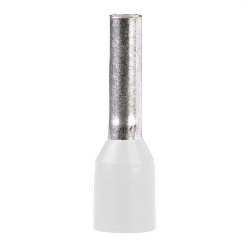 Extrem de cable aïllat sense aïllament 0,5 mm2 blanc amb referència DZ5CE005 de la marca SCHNEIDER ELECTRIC