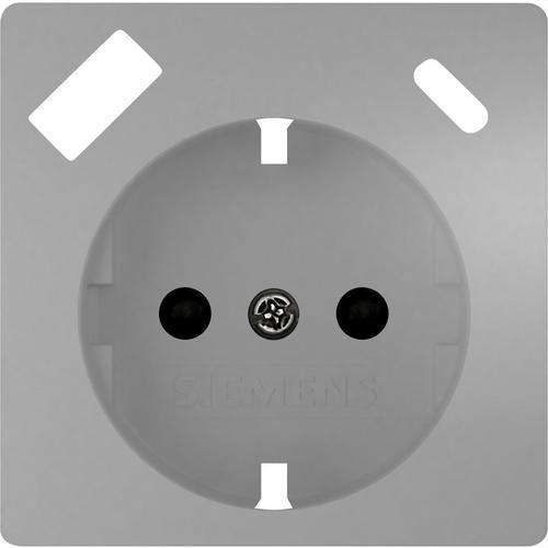 Tapa de enchufe schuko con USB aluminio metalizado Miro con referencia 5UH10725AM10 de la marca BJC