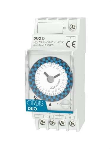 Interruptor horari analògic 2 MOD.DUO D 230V amb referència OB291032 de la marca ORBIS