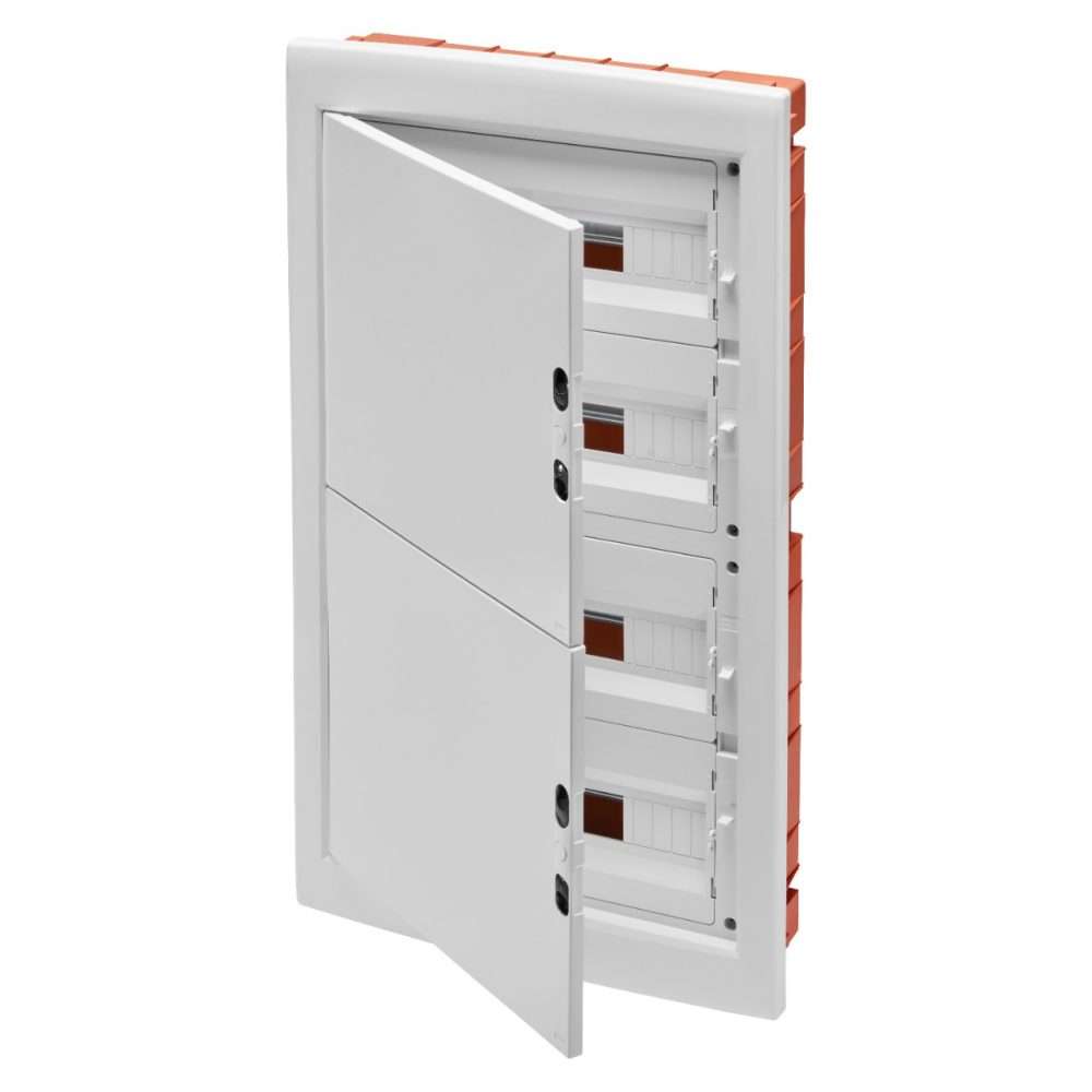 Quadre de distribució d'encastar amb porta cega 72 mòduls (18x4) amb referència GW40891 de la marca GEWISS