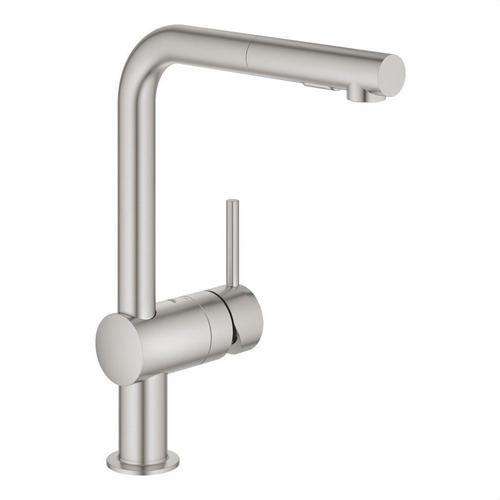 Aixeta de cuina monocomandament Minta 1/2" supersteel amb referència 30274DC0 de la marca GROHE