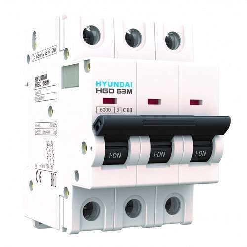 Magnetotérmico STD 1P+N 40A Curva C Curva C 6kA con referencia HGD63-MN1040C de la marca HYUNDAI