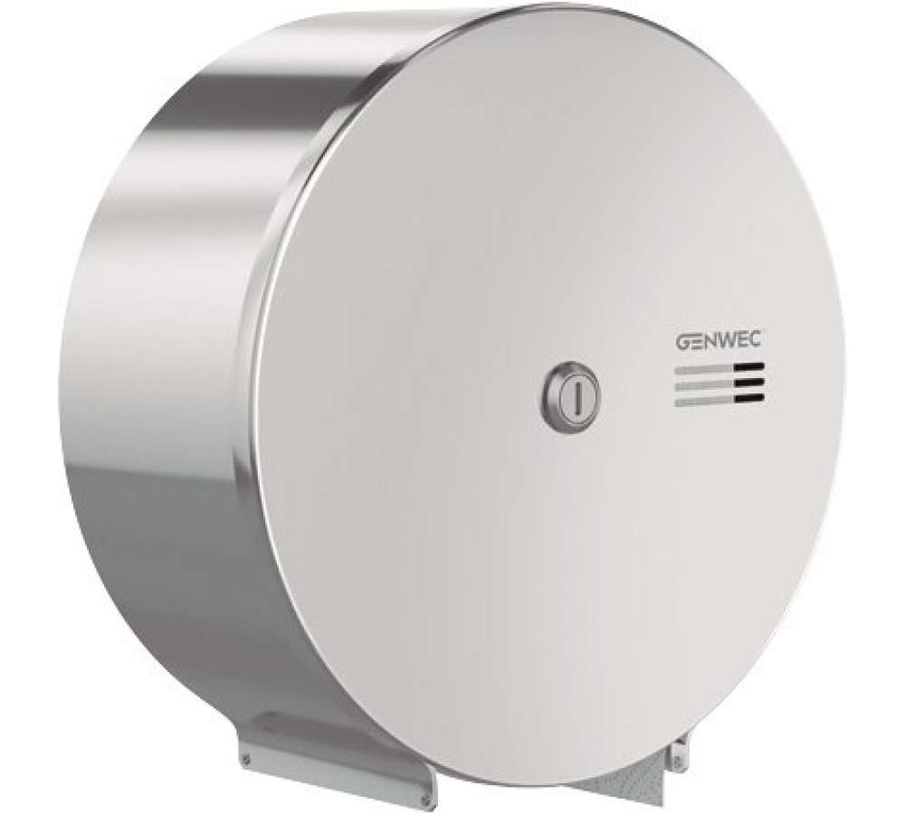 Dispensador de paper higiènic jumbo inox 304 brillant amb referència GW03 02 04 02 de la marca GENWEC