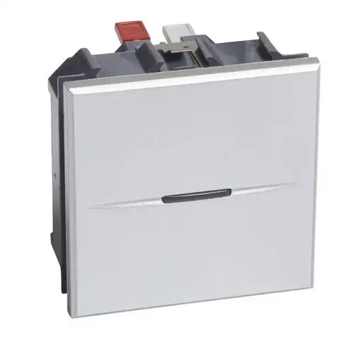 Pulsador axial iluminable de 2 módulos Tech Axolute con referencia HC4005M2AN de la marca BTICINO