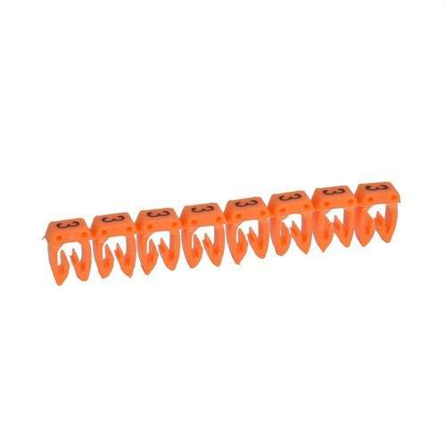 Etiqueta per a cablejat CAB 3 - Xifra 3 fins a 2,5mm2 amb referència 038223 de la marca LEGRAND