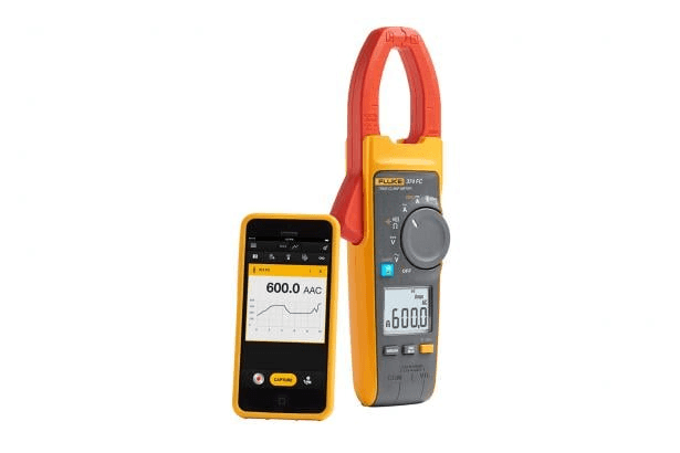 Pinza amperimétrica de verdadero valor eficaz de CA/CC Fluke 374 FC con referencia 4696001 de la marca FLUKE