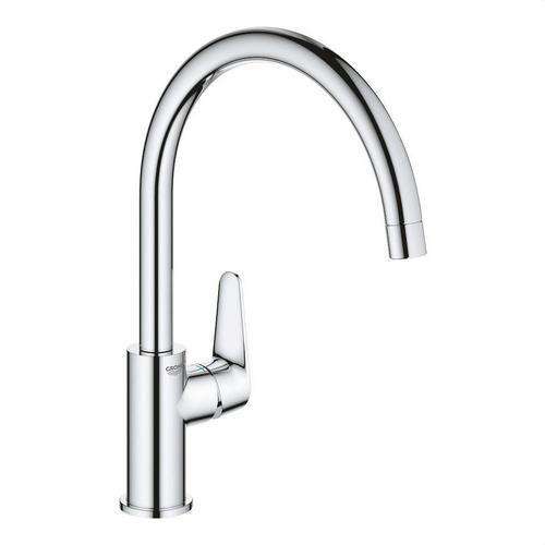 Grifo de cocina monomando 1/2" Grohe Baucurve cromo con referencia 31536001 de la marca GROHE