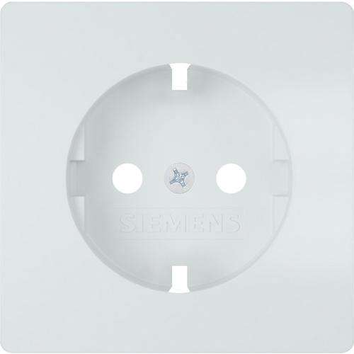 Tapa de enchufe schuko blanco polar Siemens Delta Style con referencia 5UH12724WH de la marca BJC