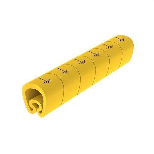 Senyalitzadors precortats grocs Ø18 PVC plastificats amb referència 1813-tierr de la marca UNEX