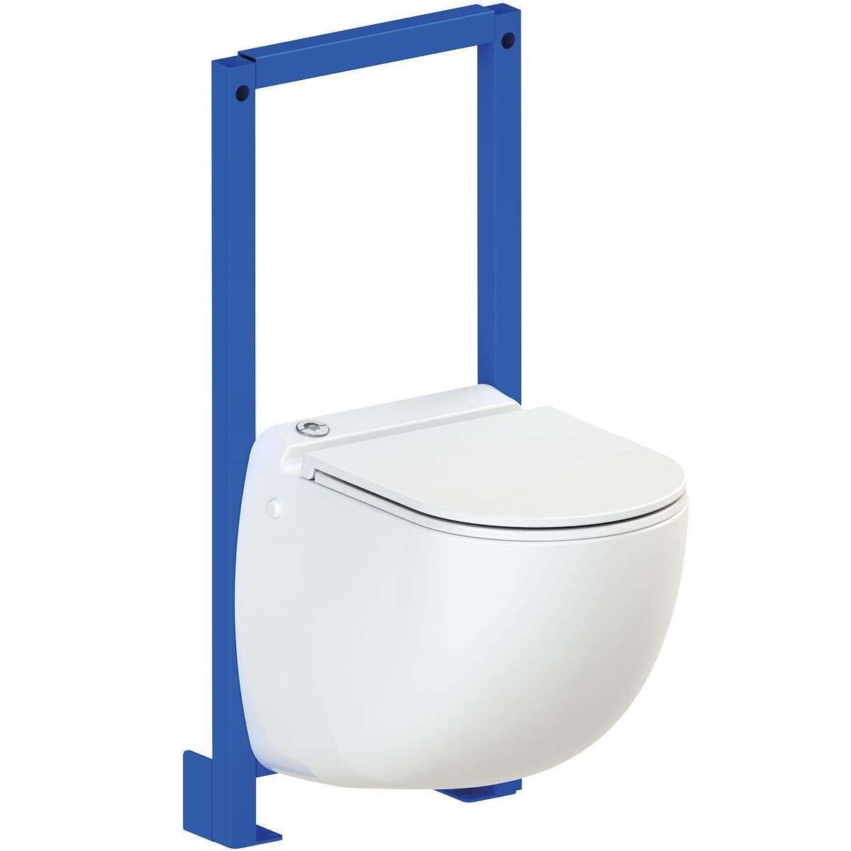 Bastidor con inodoro triturador SFA Sanicompact Comfort+ con referencia C72LVCPLUS de la marca SFA SANITRIT