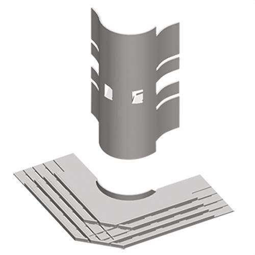 Cantonada angle exterior U24X amb referència 93870 de la marca UNEX