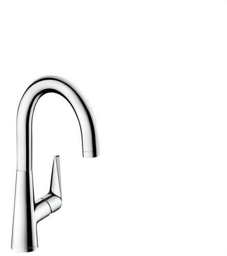 Aixeta de cuina monocomandament Hansgrohe Talis M51 1Jet crom amb referència 72814000 de la marca HANSGROHE