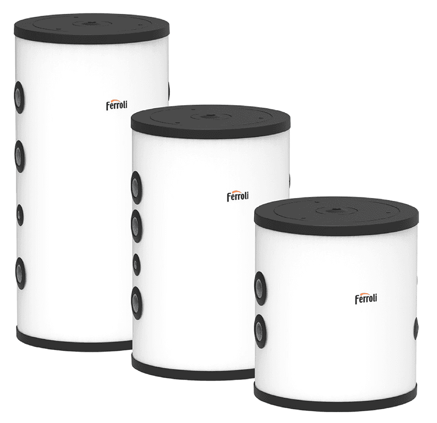 Dipòsit d’inèrcia Ferroli ECOPUFFER HP 50 litres amb referència 0Y11MDXA de la marca FERROLI