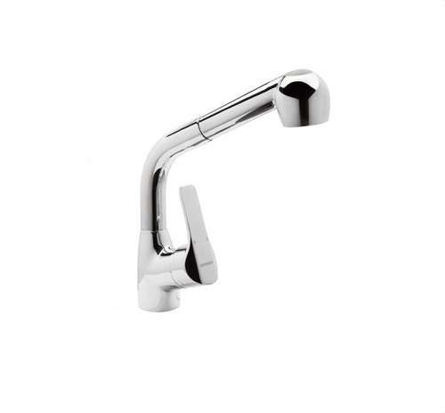 Grifo de cocina monomando con caño extraíble K8 cromo con referencia 61206 28 45 66 de la marca GENEBRE