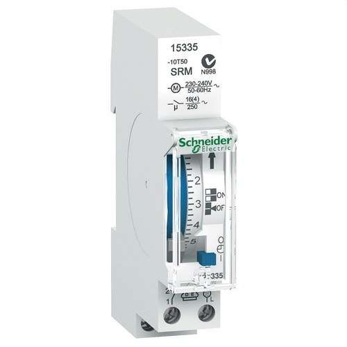 Interruptor horari analògic IH 24H amb 1 mòdul SRM 1C-16A amb referència 15335 de la marca SCHNEIDER ELECTRIC