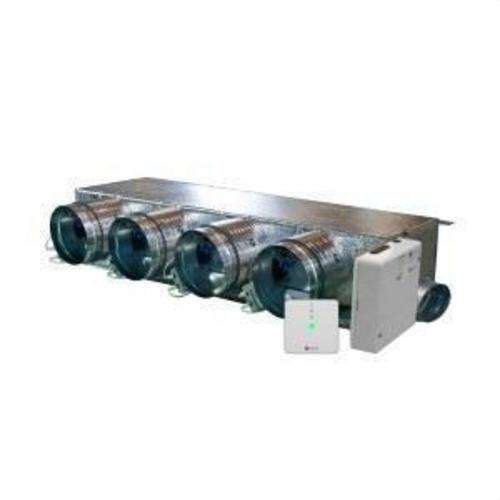 Plenum motoritzat Airzone Easyzone 25 Slim AZE25MELSL01M4 per a Mitsubishi SEZ-M – 4 sortides Ø150 mm (baixa silueta) amb referència AZE25MELSL01M4 de la marca AIRZONE