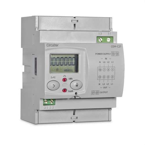 Comptador d'energia trifàsic directe Circutor CEM-C21-T1 amb referència Q22411. de la marca CIRCUTOR