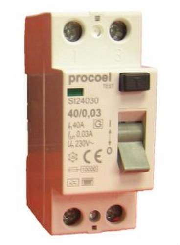 Diferencial Superimmunitzat 4P 40A 30mA amb referència SI44030 de la marca PROCOEL