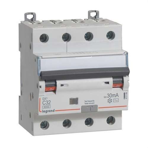 Magnetotèrmic diferencial DX3 4P 30mA C32 amb referència 411189 de la marca LEGRAND