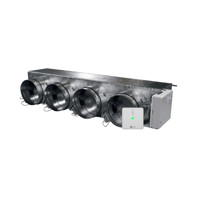 Plenum motoritzat Airzone Easyzone 25 Wi-Fi Medium AZC25DAIBS07M4 per a Daikin – 4 sortides Ø200 mm (capacitat mitjana) amb referència AZC25DAIBS07M4 de la marca AIRZONE