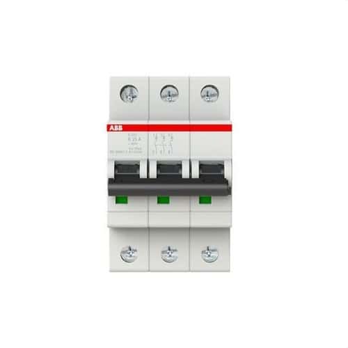 Magnetotérmico S203-K25 3P 25A Curva K 10kA con referencia 2CDS253001R0517 de la marca ABB