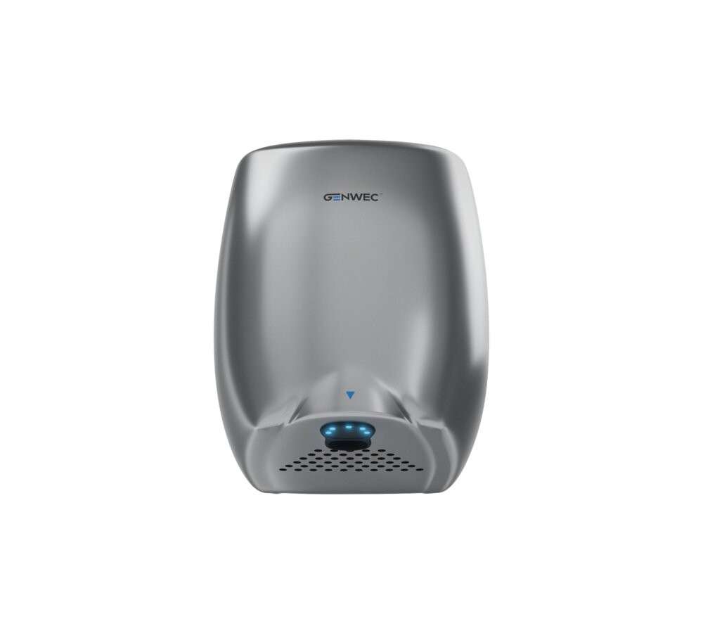 Assecamans amb sensor electrònic E-flow alumini platejat 220-240V amb referència GW01 12 02 04 de la marca GENWEC