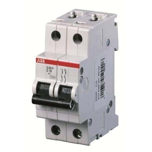 Magnetotèrmic S202P-K4 2P 4A Corba K 25kA amb referència 2CDS282001R0337 de la marca ABB