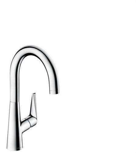 Grifo de cocina monomando Hansgrohe Talis M51 1Jet cromo con referencia 72814000 de la marca HANSGROHE