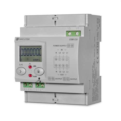 Comptador d'energia trifàsic directe amb comunicacions CEM-C21-485-T1 amb referència Q22421. de la marca CIRCUTOR