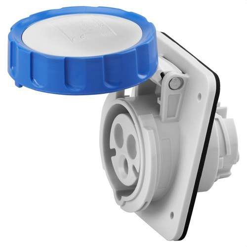 Base fixa d'encastar a 10º IP67 2P+T 16A 230V 6H amb referència GW62227H de la marca GEWISS