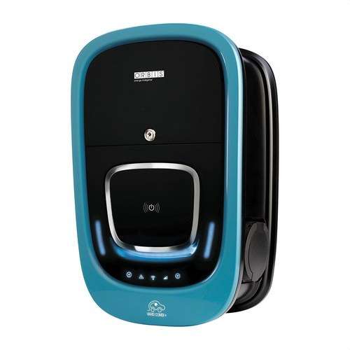 Carregador de cotxe elèctric trifàsic doble amb WiFi Orbis VIARIS UNI 22kW + 22kW amb 2 mànegues tipus 2 de 5 metres amb referència OB94P722KA2 de la marca ORBIS