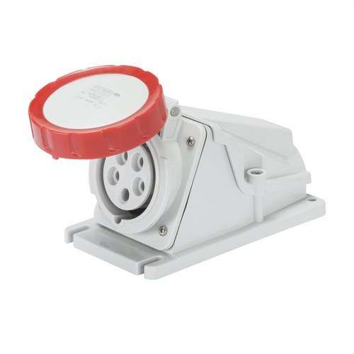 Base fixa de superfície a 90º. IP67 3P+N+T 16A 400V amb referència GW62505 de la marca GEWISS