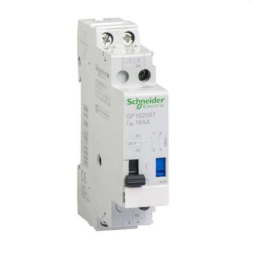 Telerruptor 16A 2 NA 24V 50-60HZ amb referència GF1620B7 de la marca SCHNEIDER ELECTRIC