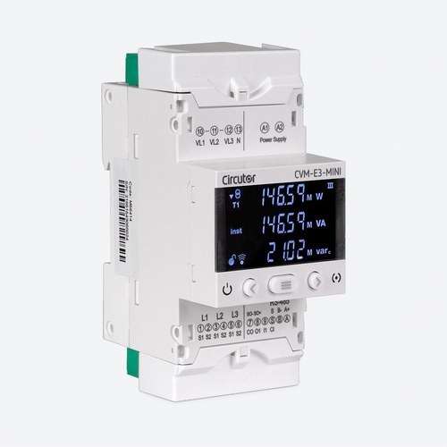 Analitzador de xarxes trifàsic Circutor CVM-E3-MINI-MC-485-IC amb referència M56424. de la marca CIRCUTOR