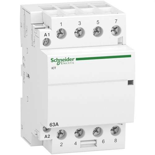 Contactor modular Acti9 iCT 63A 4P 4NA con referencia A9C20864 de la marca SCHNEIDER ELECTRIC