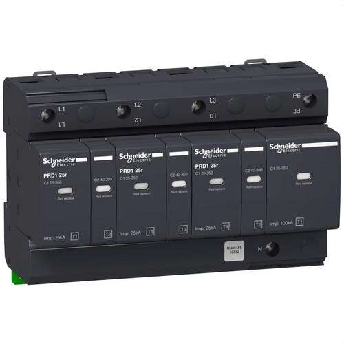 Limitador de sobretensiones PRD1 25r 3P+N con referencia 16332 de la marca SCHNEIDER ELECTRIC