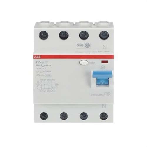 Diferencial 4P 25A Classe A 30mA amb referència 2CSF204101R1250 de la marca ABB