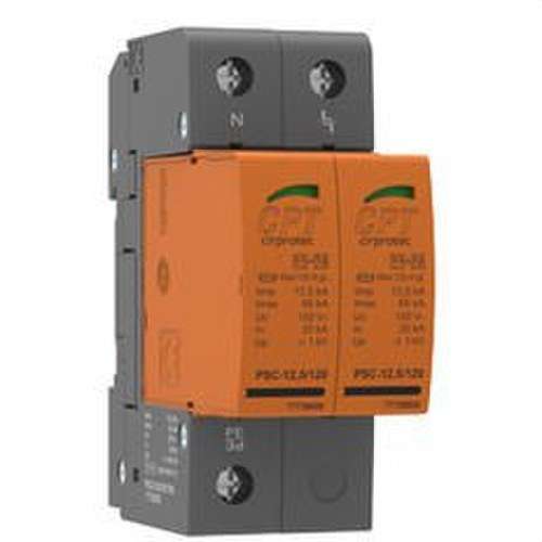 Protector de sobretensions transitòries PSC2-230 TNS 2P 12,5kA 2 mòduls desendollable amb referència 77738255 de la marca CIRPROTEC