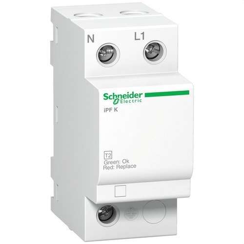 Limitador de sobretensions transitòries tipus 2 Acti9 iPFK40 40KA 340V 1P+N amb referència A9L15687 de la marca SCHNEIDER ELECTRIC