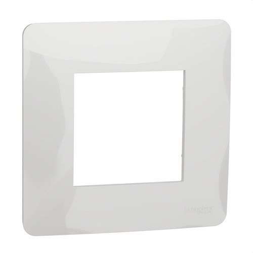 Marc d'1 element blanc polar New Unica Studio amb referència NU200218 de la marca SCHNEIDER ELECTRIC