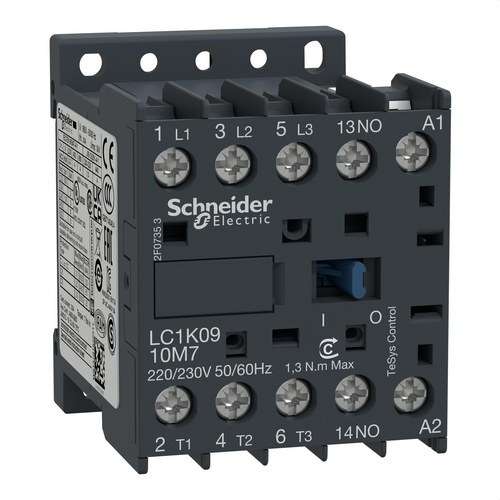 Minicontactor K Tripolar 9A 400V 50-60HZ amb referència LC1K0910V7 de la marca SCHNEIDER ELECTRIC