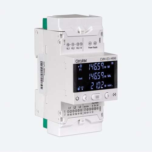Analitzador de xarxes trifàsic Circutor CVM-E3-MINI-ITF-485-IC amb referència M56414. de la marca CIRCUTOR