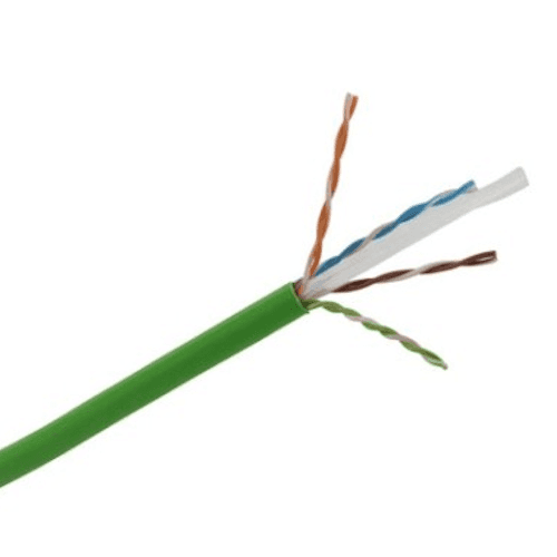 Cable de xarxa Ethernet CAT6 U/UTP 450/24 4P LSZH CPR-Dca verd - Caixa de 305 metres amb referència 980871 de la marca CORNING