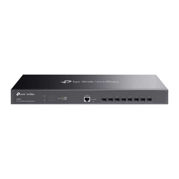 Switch Omada L2+ de 8 ports SFP+ a 10G amb referència TL-SX3008F de la marca TP-LINK
