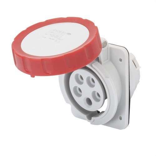 Base fixa d'encastar a 10º IP67 3P+N+T 32A 400V 6H amb referència GW62243H de la marca GEWISS